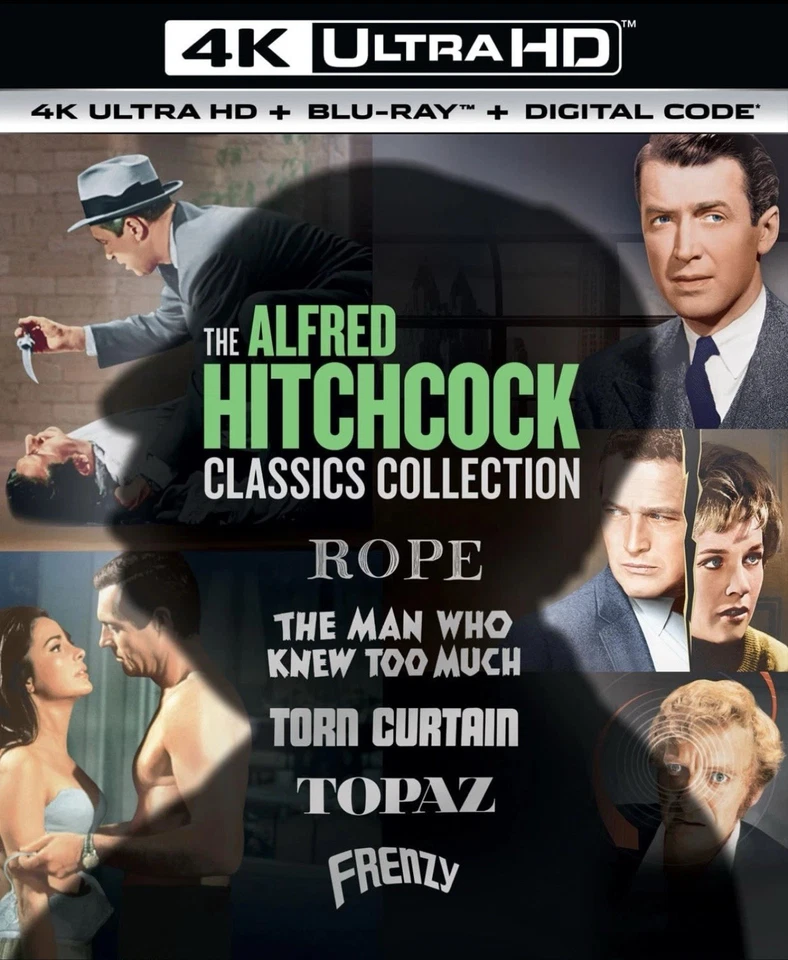 The Alfred Hitchcock Classics Collection (Rope / Th (4K UHD Blu-ray) (US IMPORT) - Image 1 of 1