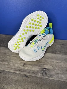 Nike Huarache 9 Elite TF LAX SE Lacrosse Shoes Turf White FV6148-100 Mens Size 8 - Picture 1 of 7