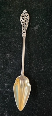 Cuchara de cítricos de plata esterlina Trianon de Dominick and Haff lavada en oro 5 3/4" Foto 1 de 4