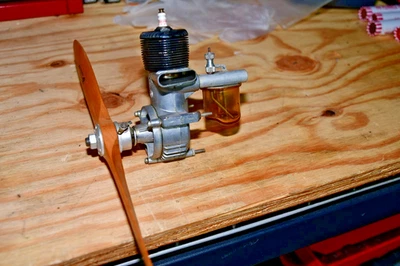 1942 OHLSSON & RICE 60 SPECIAL+COIL+++MODEL AIRPLANE IGNITION ENGINE O&R.60 used - Image 1 of 4