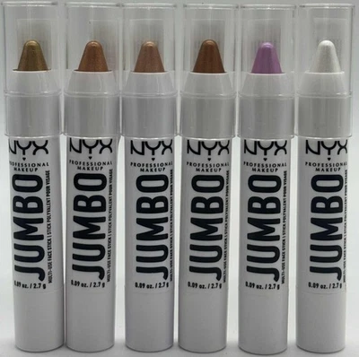 6PC NYX Jumbo Multi Use Face Stick SET ~ 0.09 OZ EACH ~ FAST SHIPPING ~ SEALED - Image 1 of 4