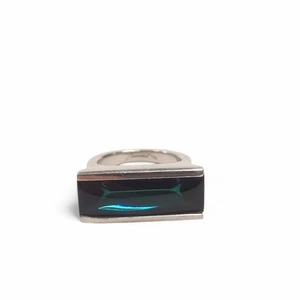 Baccarat Insomnight Statement Ring Edelstein 925 Silber 10,8 g Größe M1/2 Preloved - Bild 1 von 24