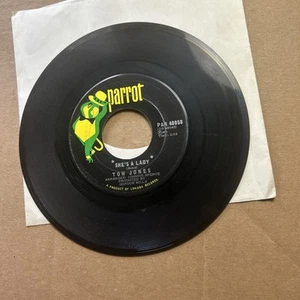 Tom Jones She's A Lady/My Way 1971 Parrot 45 - Picture 1 of 2