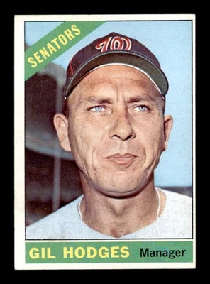 1966 Topps #386 Gil Hodges MG MUITO BOM ESTADO X3598846 - Imagem 1 de 3