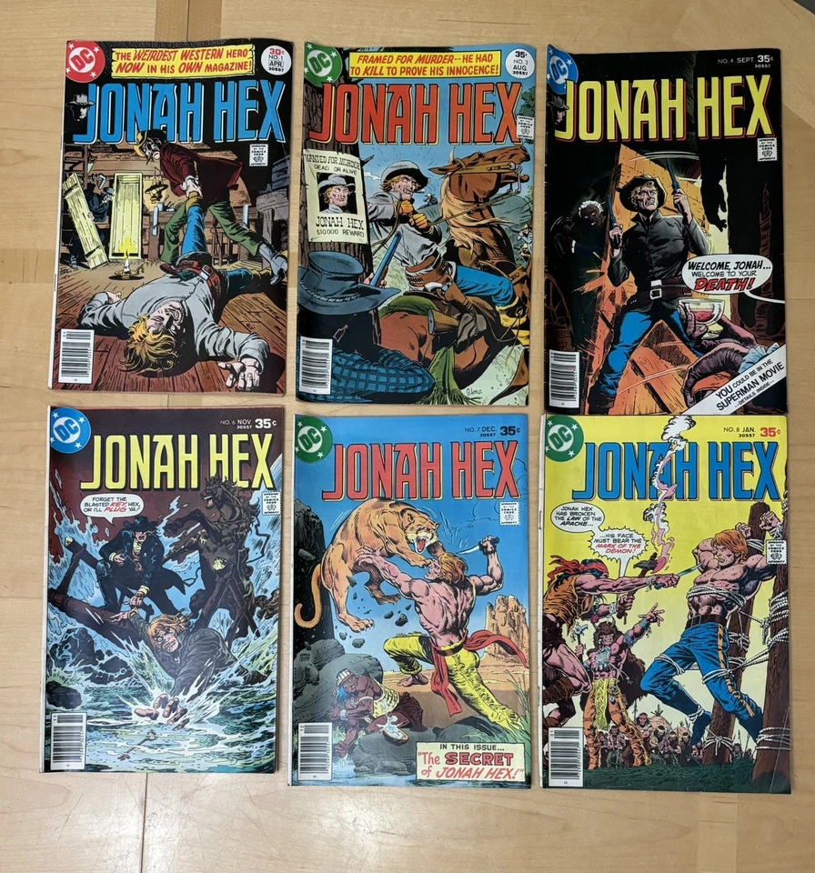 Lote de 34 cómics de Jonah Hex (DC Comics 1977) #1-46 buen estado. ¡EDICIÓN #1! Foto 1 de 4