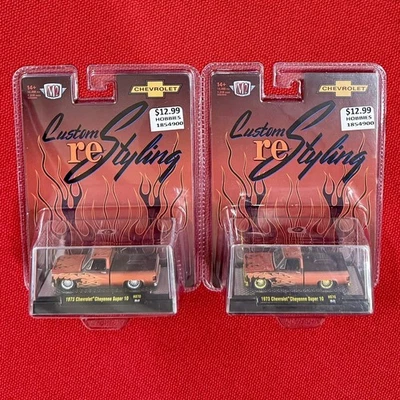 1973 Chevrolet Cheyenne Super 10 Hobby Exc HS70 M2 Chase Burnt Orange/Flame BOTH - Image 1 of 4