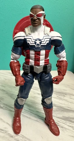Marvel Legends Toys R Us Avengers 3 Pack Falcon Captain America Loose Complete Cover
