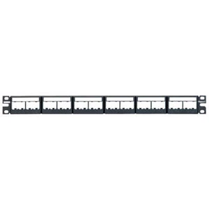 PANDUIT CPPL24WBLY Patch Panel,Mini-Com,Rack Mt,24 Port 5ZVY0 - Picture 1 of 1