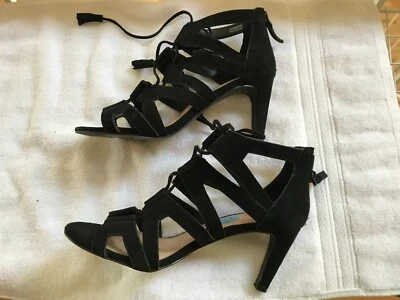 Tahari Womens Strappy Heels Black Size 7.5  "Norway" - Image 1 of 4
