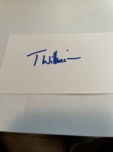 Tyler Williamson Signed 3x5 index Card - Picture 1 of 1