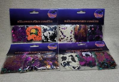 4 nuevos paquetes de mesa de confeti de Halloween dispersos sculls arañas fantasmas etc. 2208127 Foto 1 de 4