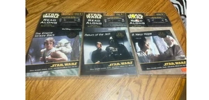 Star Wars Trilogy Read Along Book and Cassettes 1997 Disney Set of 3 - Picture 1 of 5