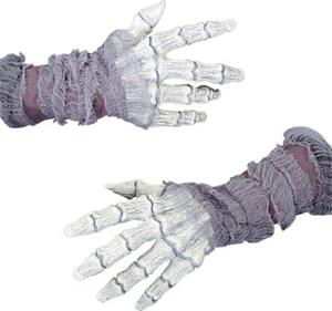 Morris - Halloween Hands - Gauze Ghostly Bones - Adult Costume Accessory - Picture 1 of 1