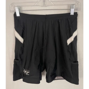 Sport Zoot Womens Cycling Shorts XL Black Loose Drawstring Padded Seat Athletic - Picture 1 of 10