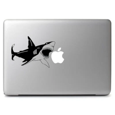 Shark Vinyl Decal Sticker for Apple Macbook Air & Pro 11 12 13 15 17" Laptop - Image 1 of 3