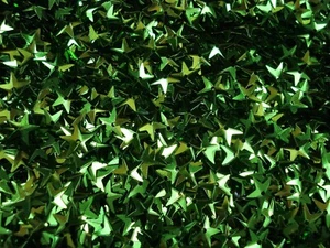 Lentejuelas Estrellas Elevadas 10mm Verde Metálico 125g A Granel Hágalo Usted Mismo Artesanía - Imagen 1 de 2