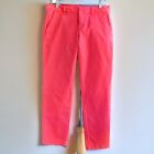 Tommy Hilfiger Ladies Montauk pink stretch pockets chino long pants size 4