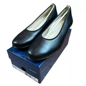 SAS Milano Black Leather Pumps Removable Footbed Tripad Comfort NEW in Box 11 - Picture 1 of 8