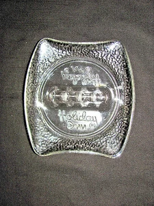 Vintage Clear Textured Glass Holiday Inn Advertising Ashtray - Picture 1 of 4