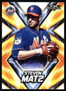 2017 Topps Fire Steven Matz #125 New York Mets - Picture 1 of 2