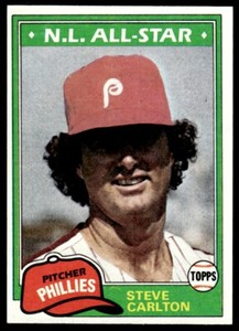 1981 Topps Steve Carlton Philadelphia Phillies #630