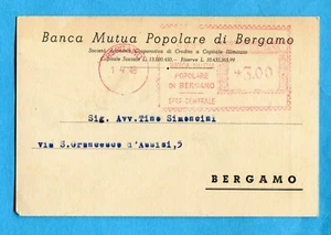 AM ROSSE - 1948 BERGAMO - BANCA MUTUA POPOLARE…£.3   (240451) - Imagen 1 de 2