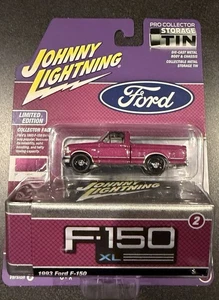 New 2025 Johnny Lightning 1993 Ford F-150 JLCT017 B Purple Tin Collectors - Picture 1 of 5