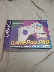 Gravis Gamepad Pro Vintage 1998 Neu Sealed Box Weiß 42021 E Extreme Control Neu - Bild 1 von 6