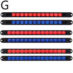 360° Industrial Swivel Socket Organizer Storage Rail 1/2 3/8 HolderFast 1/4 Y4T2 - Picture 1 of 18