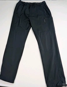 REI Wanderhose Herren Große X 34 Schwarz Gürtel Reißverschlusstaschen Stretch Outdoor Nylon - Bild 1 von 14