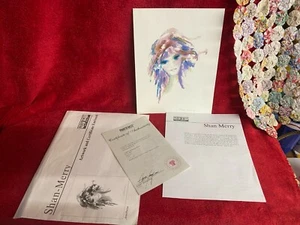 Original Seriolithograph "Amethysta by Shaun Merry w Certificate of Authenticity - Picture 1 of 5