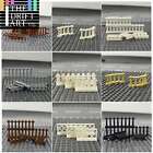 City Parts for Lego Kits House Fence Wall Stairs Pillar Building Blocks Sets DIY