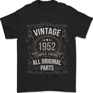 73rd Birthday Limited Edition 1952 Mens T-Shirt 100% Cotton - Picture 1 of 2