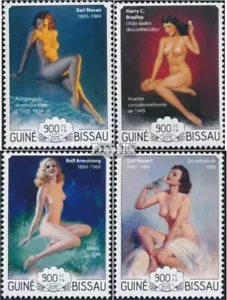 Briefmarken Guinea-Bissau 2015 Mi 7769-7772 (kompl. Ausgabe) postfrisch Pin-up-G - Bild 1 von 1