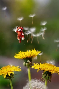 Micro crochet miniature Tiger supernatural gifts: dollhouse miniatures - Picture 1 of 6