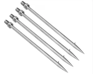 Stainless Steel Hand Spear 1 Prong Barb Screw Gun Harpoon Spearfishing Tip Head - Picture 1 of 5