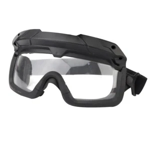 Tactical Goggles Wargame Eye Protective Airsoft Paintball Anti Fog Glasses Black - Picture 1 of 12