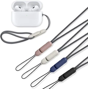 4 Pack Lanyard For AirPods Pro 2nd Gen Bluetooth Universal Wrist Anti-Lost - Picture 1 of 2