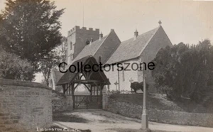 Liddington Wiltshire Die Kirche Echtfoto Postkarte unbespielt - Bild 1 von 2