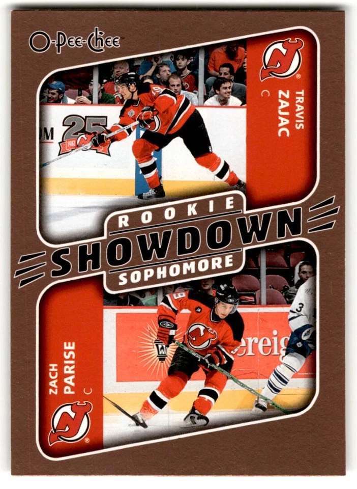 Travis Zajac/Zach Parise 2006-07 O-Pee-Chee Rookie Showdown #628 - Image 1 of 2