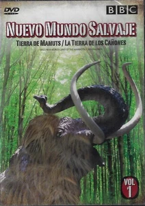 BBC Nuevo Mundo Salvaje Tierra de Mamuts/La Tierra De Los Cañones DVD Español - Imagen 1 de 2
