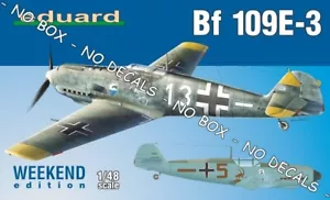 MESSERSCHMITT BF 109E-3 109 E "EMIL" 1/48 EDUARD - NO BOX - NO DECALS - Foto 1 di 6