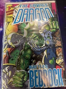 The Savage Dragon #3 (Image 1992), Eric Larsen, Battles Bedrock - Picture 1 of 3