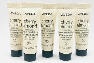 Aveda Cherry Almond Softening Leave-in Conditioner~0.34 OZ ~ NWOB (LOT OF 5)