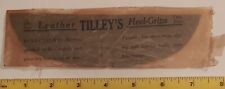 RARE VTG (TORONTO/DON MILLS) "TILLEY'S LEATHER HEEL-GRIPS"  NOS-ORIGINAL PACKAGE