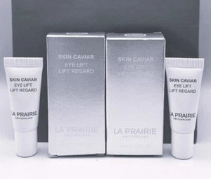 2X La Prairie Skin Caviar Eye Lift Regard Serum 3ml .1oz/ea $164 RV NIB 8/2025 - Picture 1 of 7