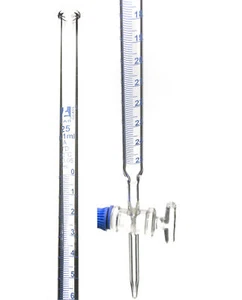 Class A 25mL Borosilicate Burette - 0.1mL Graduations - 0.05mL Tolerance - - Picture 1 of 1