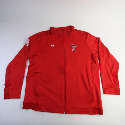 Texas Tech Red Raiders Under Armour Jacket Men's Red Used Cover