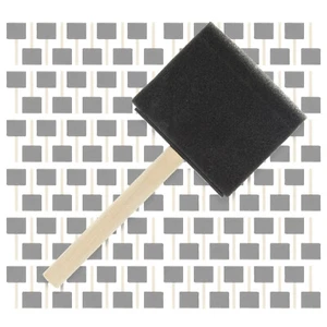 360 Pack - 3" Foam Sponge Paint Brush Set Wood Handle Craft Touch Up Stain - Picture 1 of 5