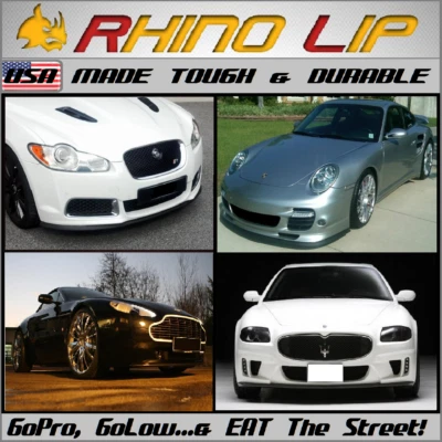 Bugatti EB110 EB112 18/3 Chiron EB 18/4 Veyron RhinoLip Flexible Rubber Chin Lip - Imagen 1 de 4